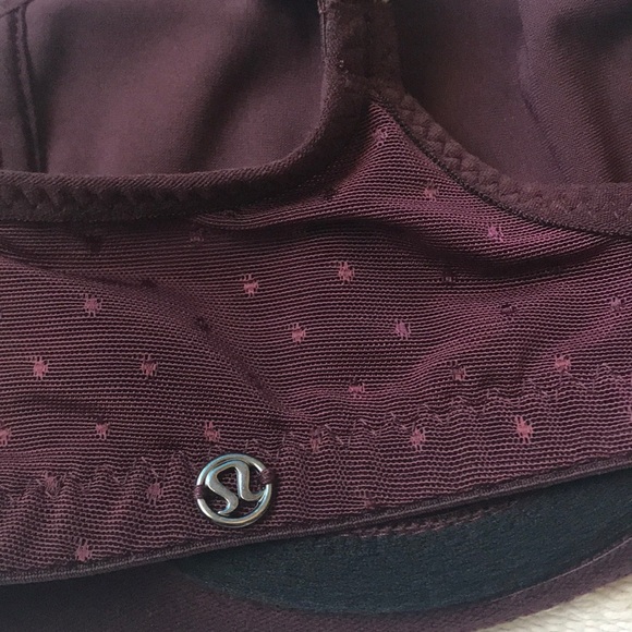Maroon size 34C Lululemon bra - Picture 3 of 4